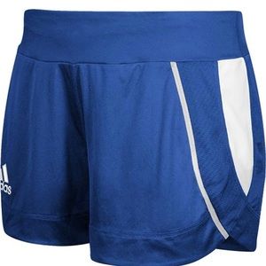 Adidas Women's Utility Running Shorts 723PW Royal Blue/White Size M